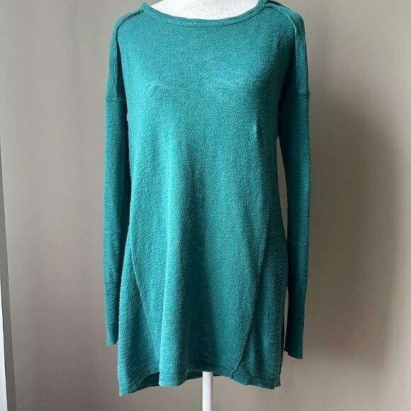 If It Were Me Long Green Cotton Tee - Picture 1 of 5